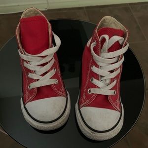 Toddler Red Hightop Converse